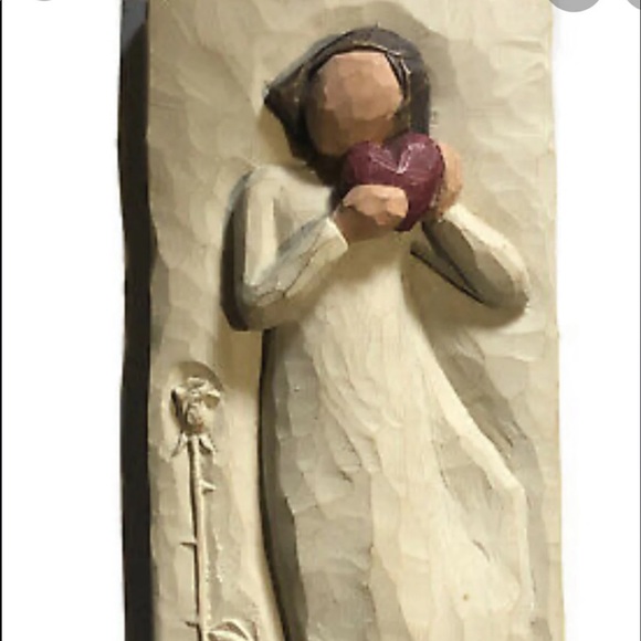 WILLOW TREE  Plaque Love, Heartfelt And true - Picture 1 of 3